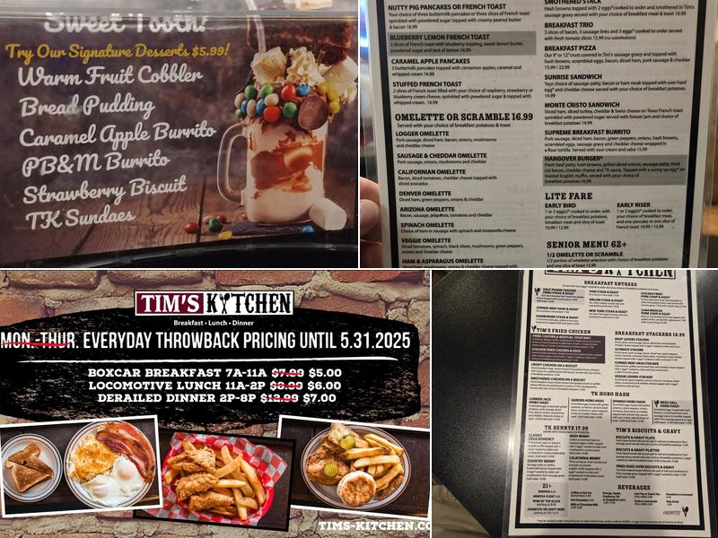 Tim's Kitchen (Orting, WA) Menu