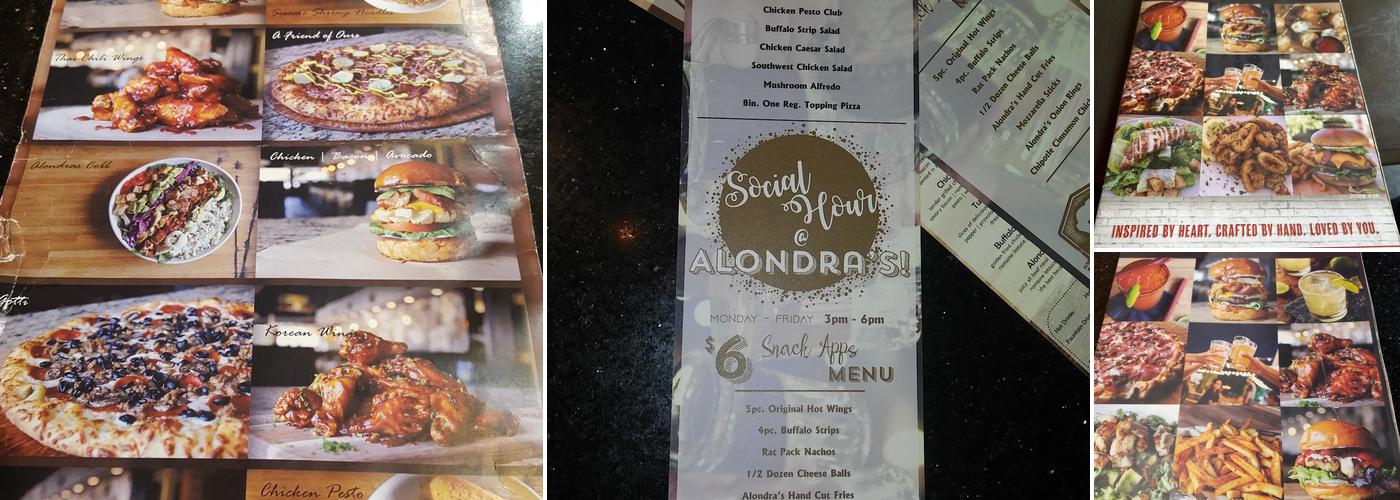 AWSOM Wings Pizza & Burgers Menu