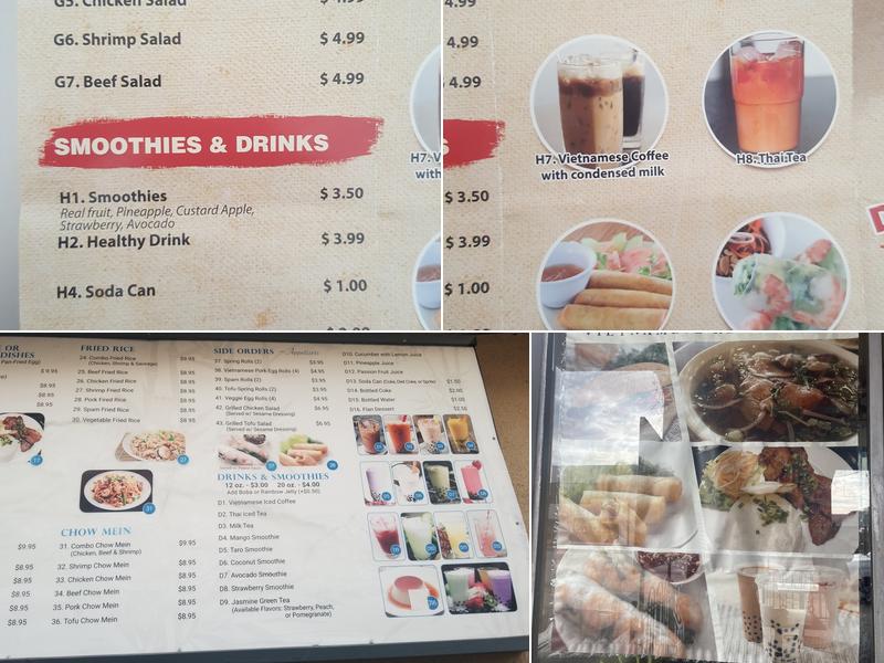 Montebello Pho & Sandwich Menu