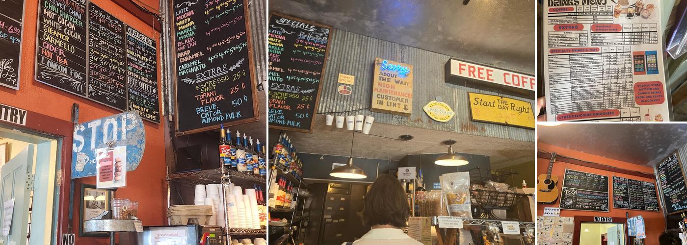 Coffee Crossing Menu