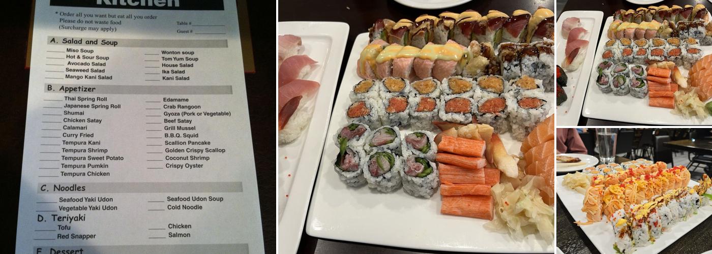 Makoto Asian Cuisine Menu