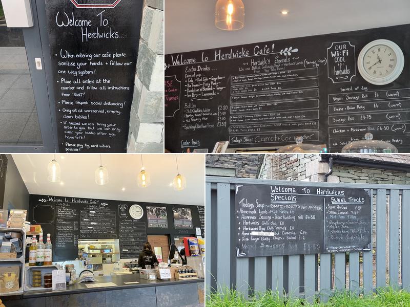 Herdwicks Cafe Menu
