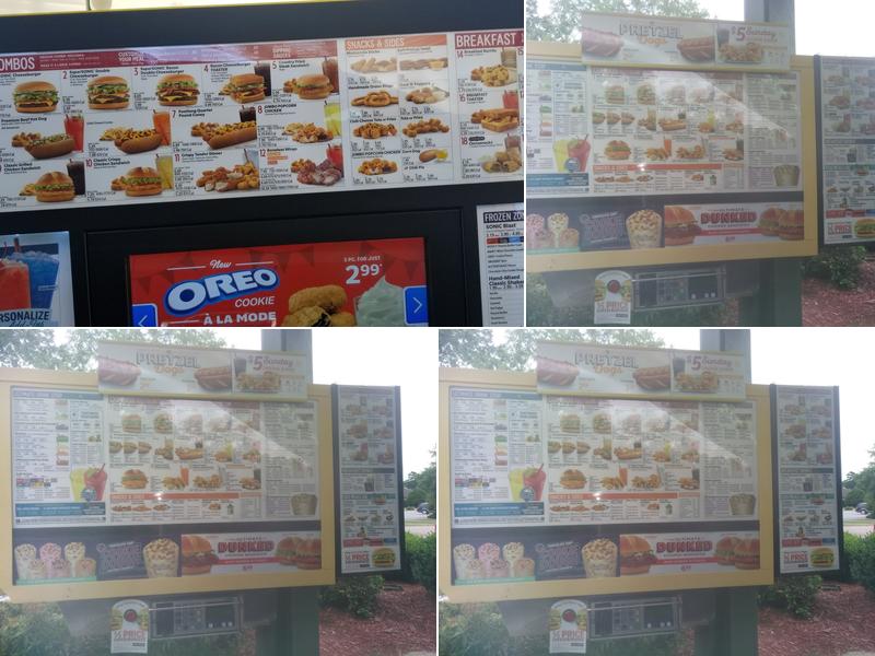 Sonic Drive-In Menu