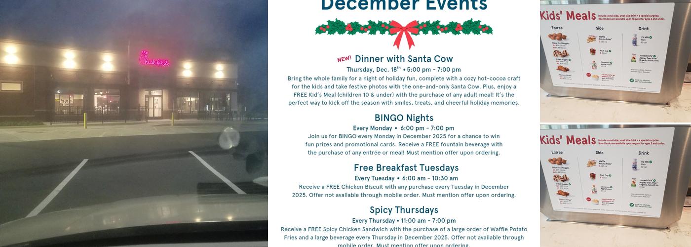 Chick-fil-A Menu