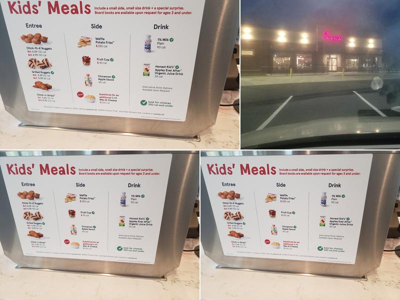 Chick-fil-A Menu