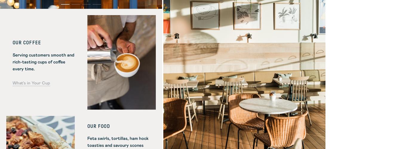 The Cornish Bakery Menu