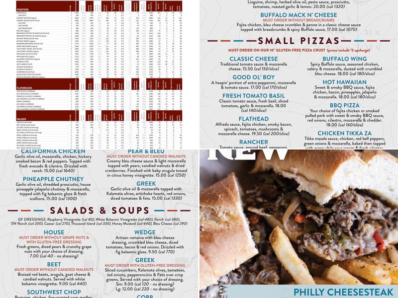 MacKenzie River Pizza, Grill & Pub Menu