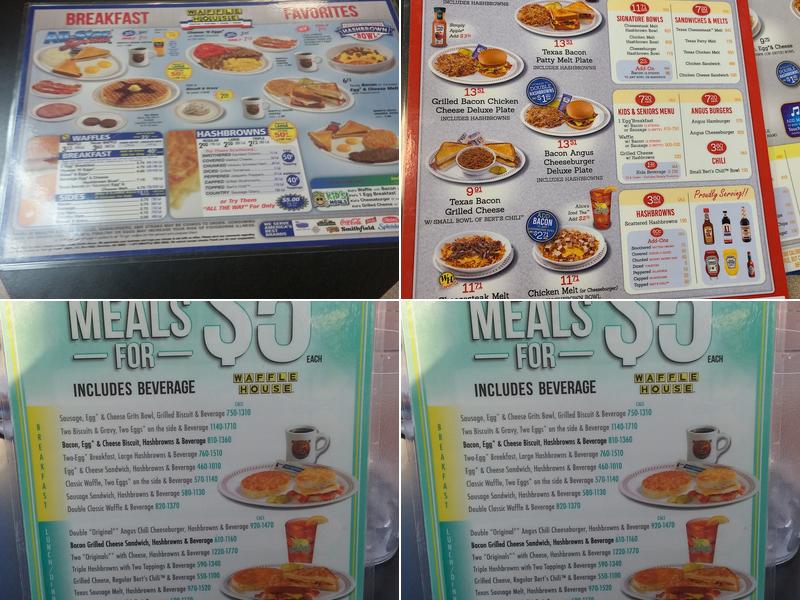 Waffle House Menu