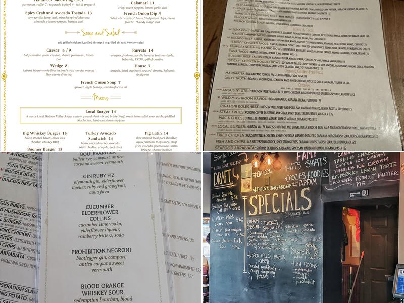 The Local Table and Tap Menu