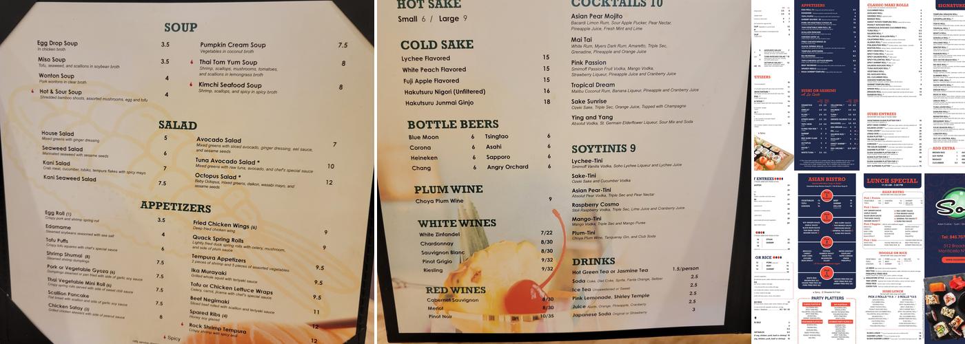 Soy Menu