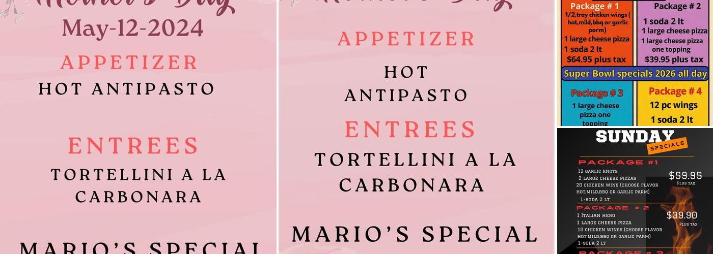Casa Mia Menu