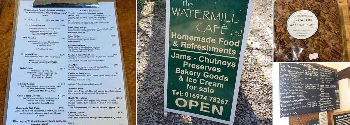 Watermill Café Menu