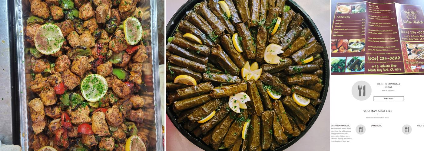 John kabobs Menu