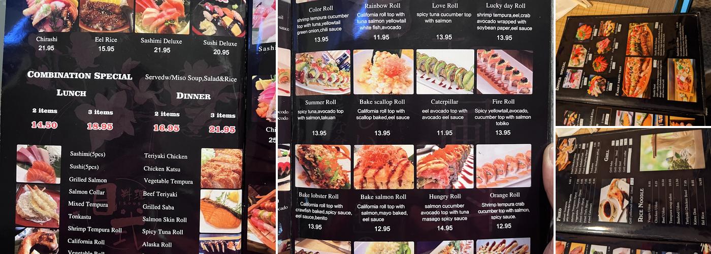 Daiki Sushi Restaurant Menu