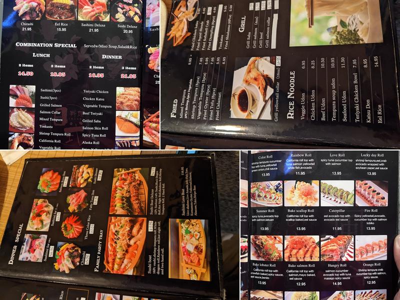 Daiki Sushi Restaurant Menu