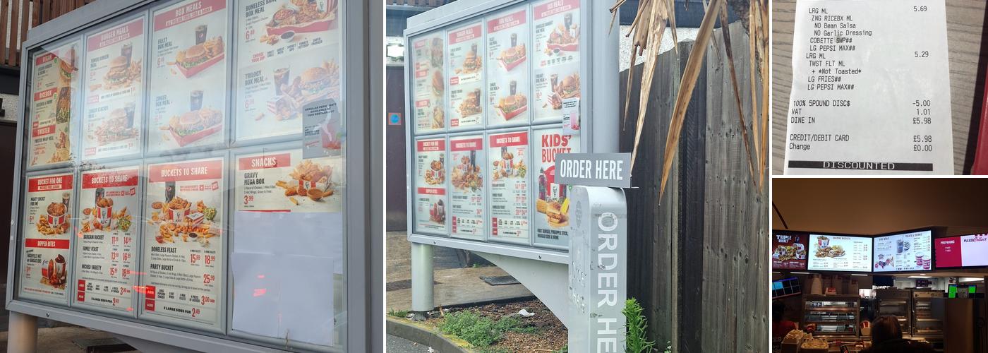 KFC Uxbridge - Oxford Road Menu