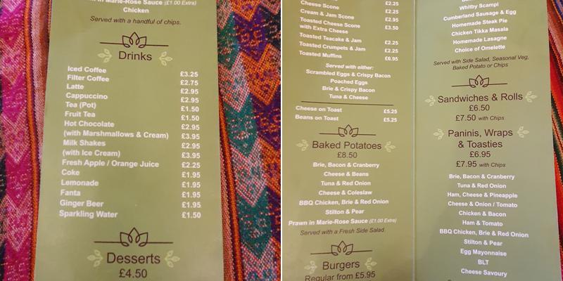 Country Kitchen cafe Menu