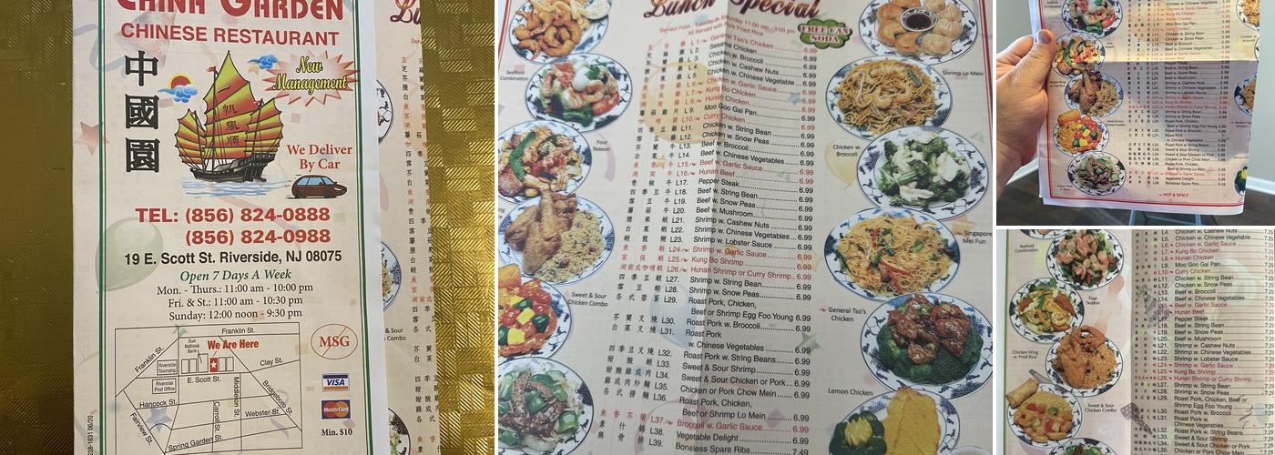 China Garden Menu