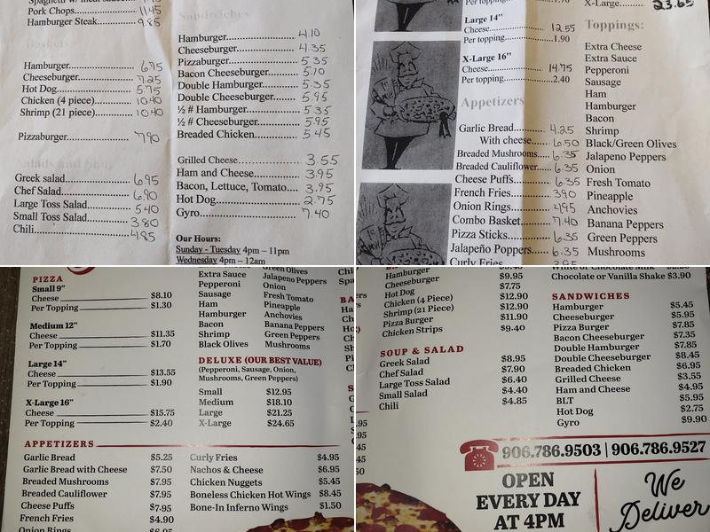 Mueller's Pizza & Restaurant Menu