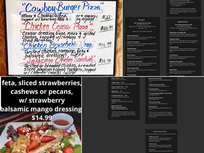 Breezy Point Bar Menu