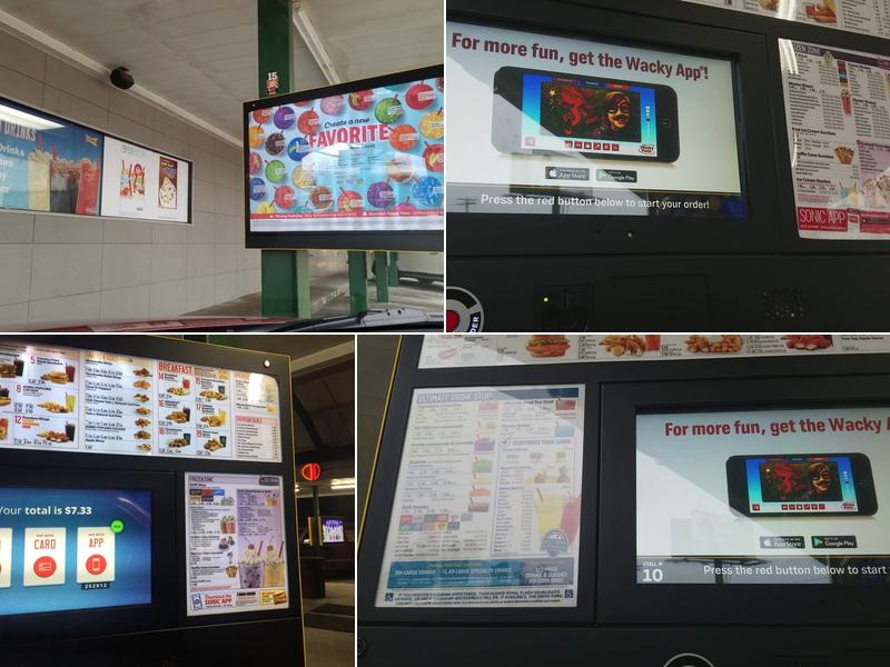 Sonic Drive-In Menu