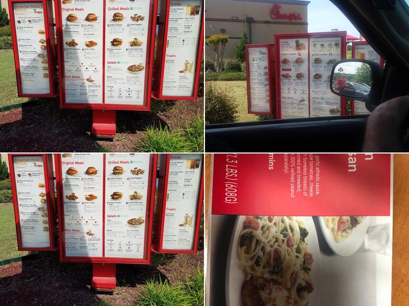 Chick-fil-A Menu