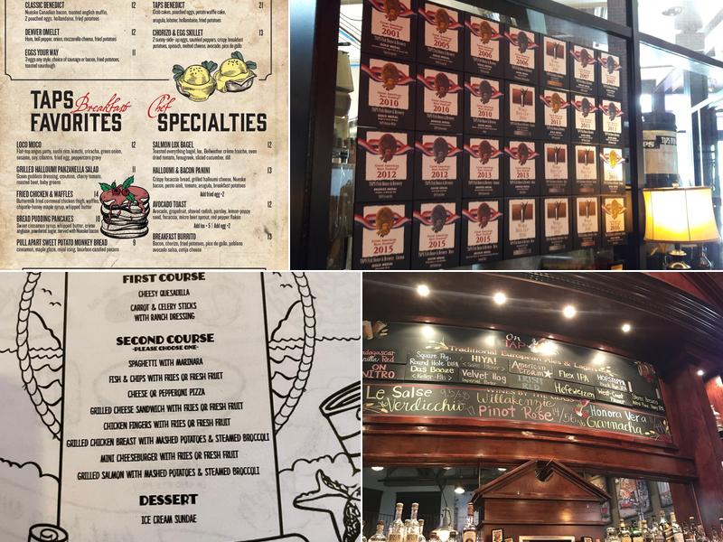 TAPS Fish House & Brewery Menu