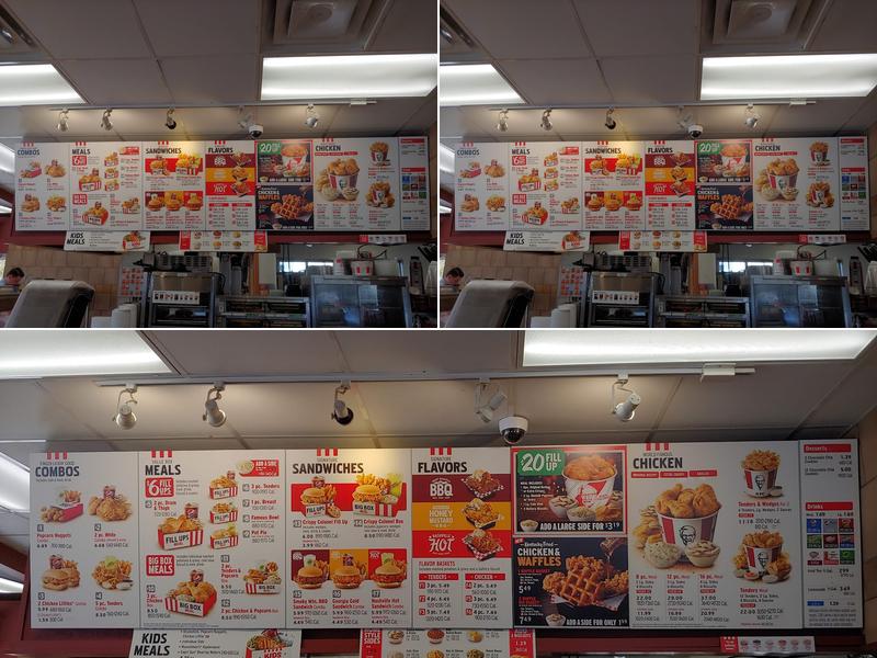 KFC Menu