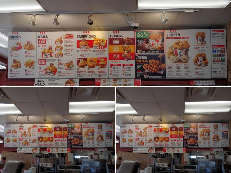 KFC Menu