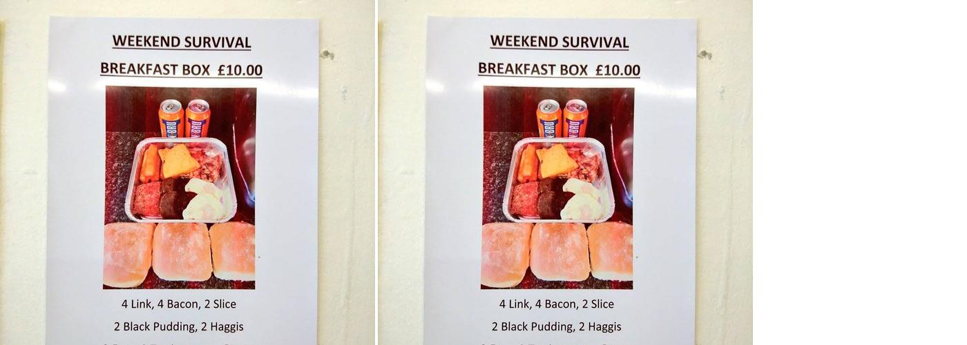 The Gilmerton Bridge Cafe Ltd Menu