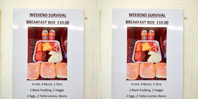 The Gilmerton Bridge Cafe Ltd Menu