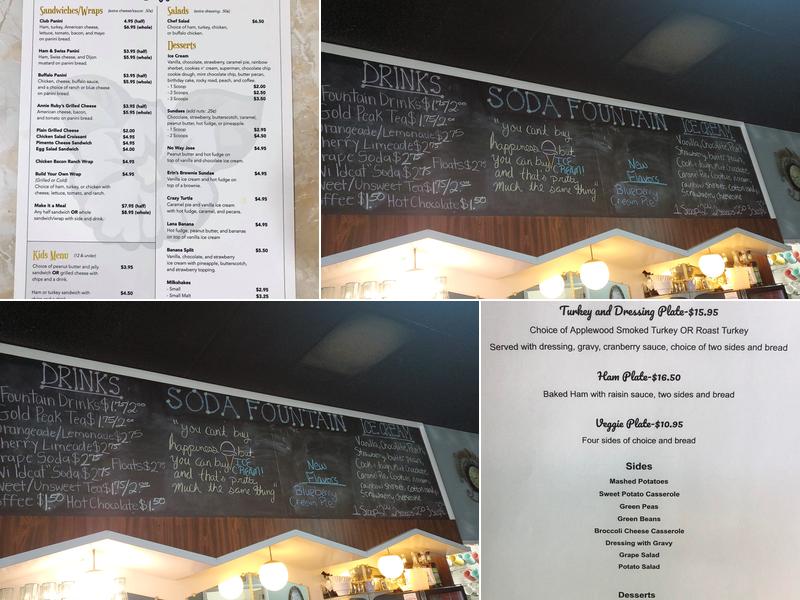 Annie Ruby's Cafe Menu