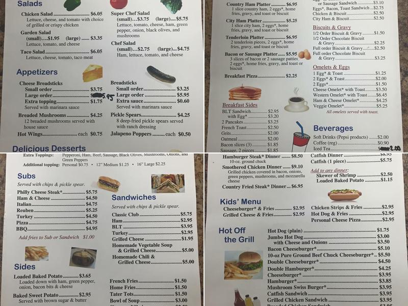 Country Kitchen Menu