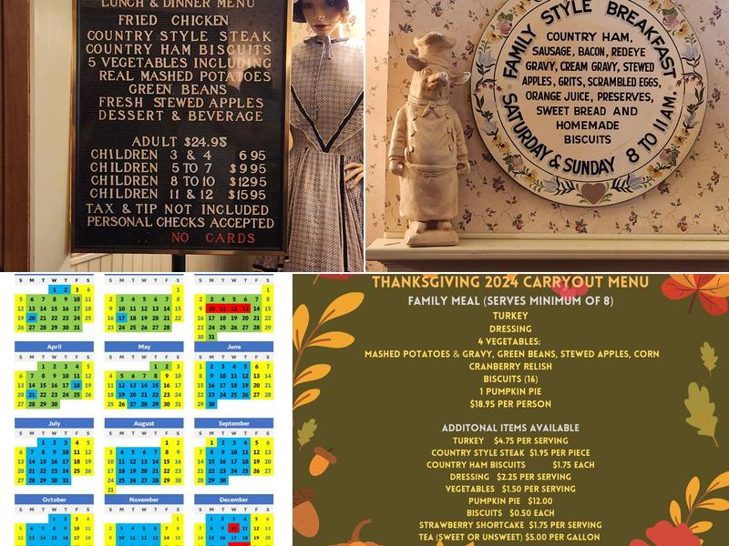 Dan'l Boone Inn Menu