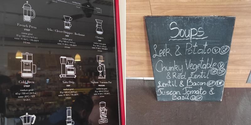 Empire State Coffee Artisan Roasters Menu