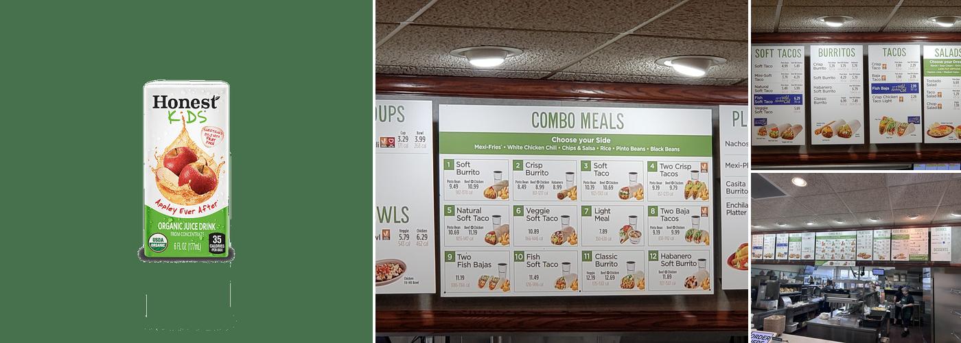 Taco Time Menu