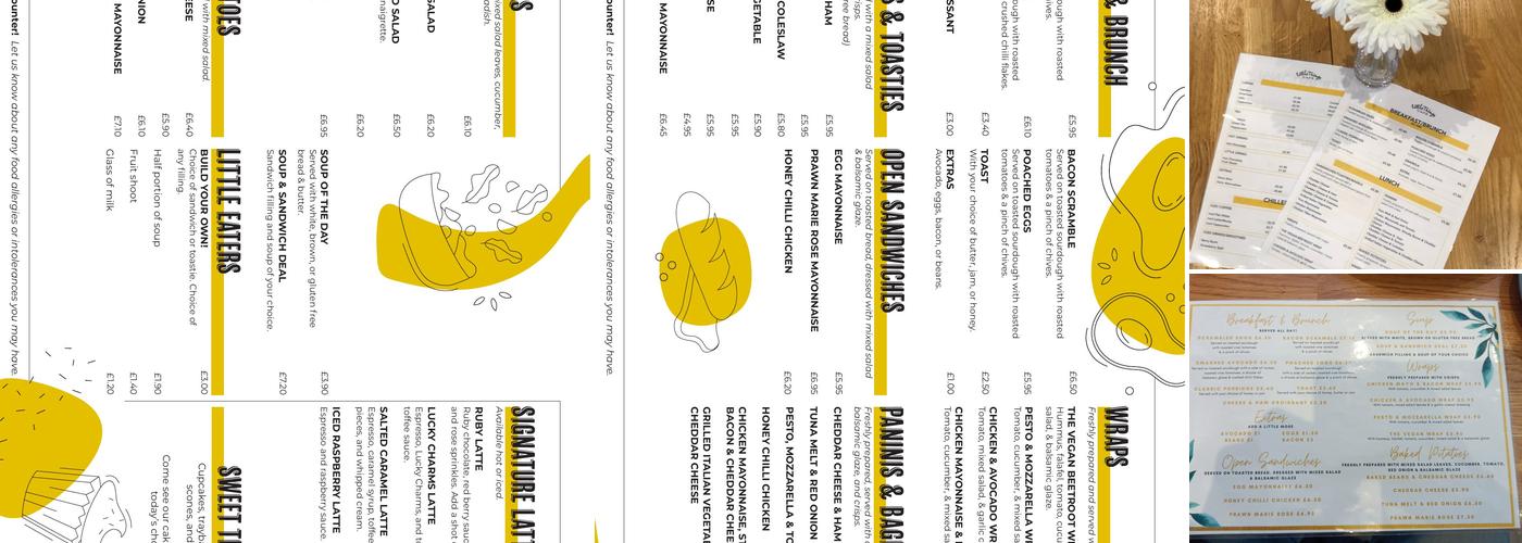 Little Things Cafe Menu