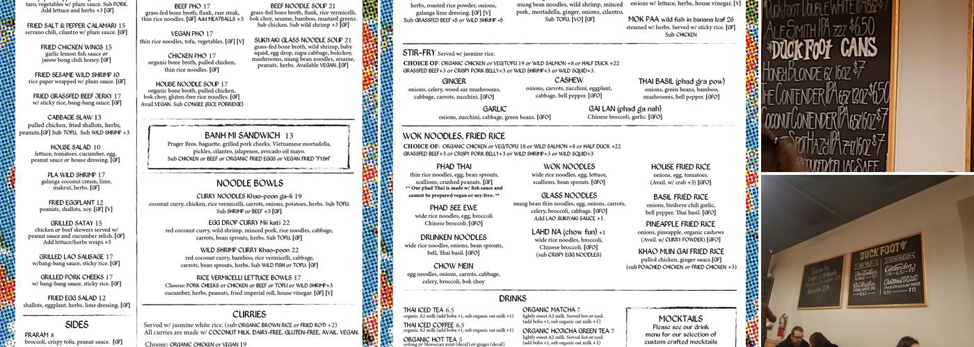 Birdseye Kitchen Menu
