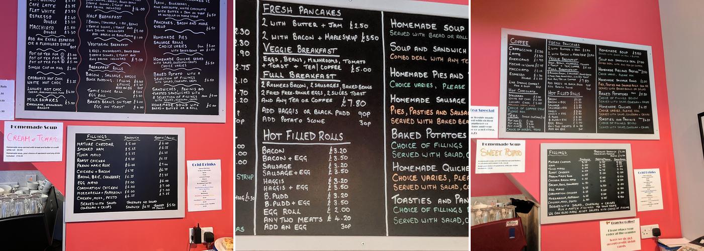 Bean For Coffee Menu