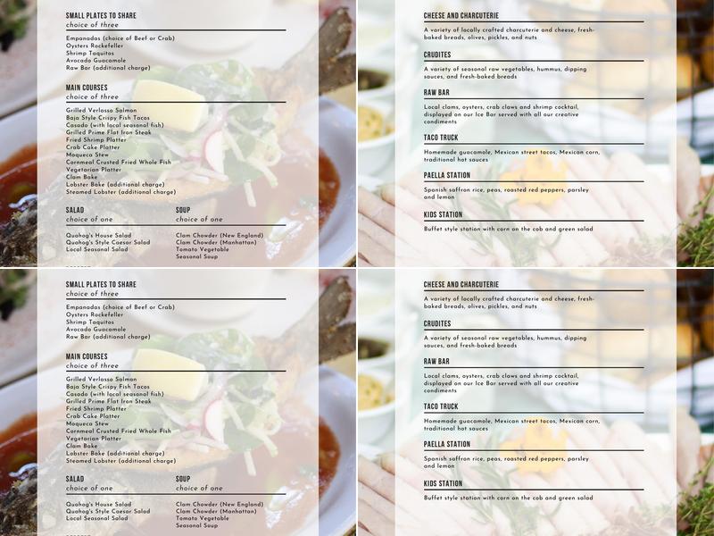 Quahog's Seafood Shack and Bar Menu