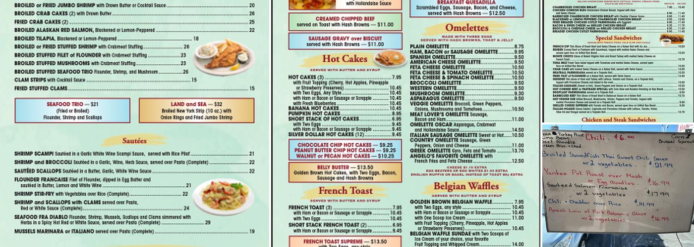 Harbor Diner Menu