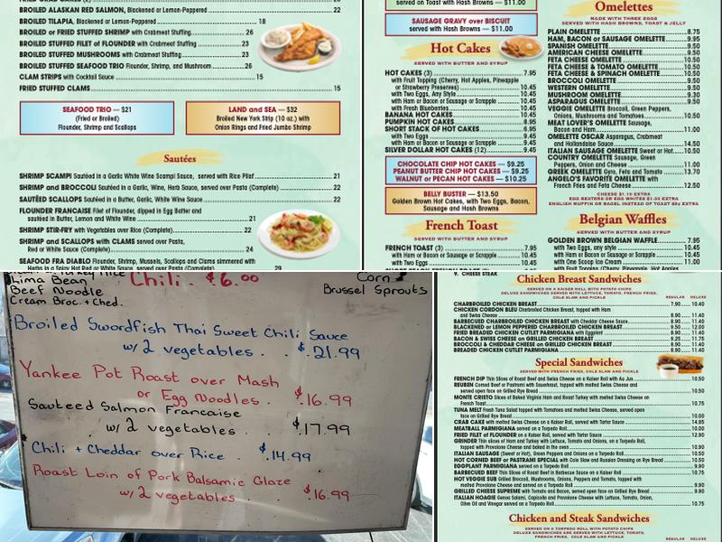 Harbor Diner Menu