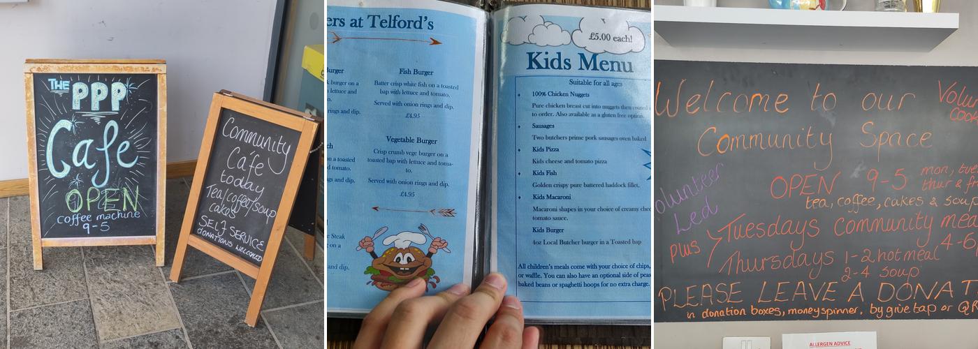 Telford's Cafe Menu
