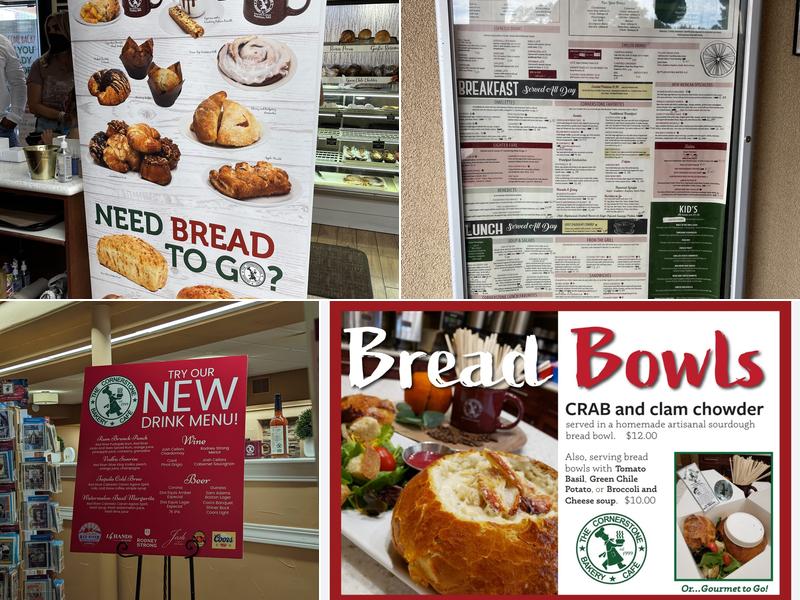 The Cornerstone Bakery & Cafe Menu