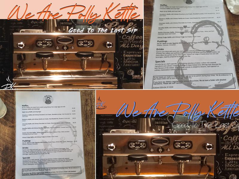 Polly Kettle Menu