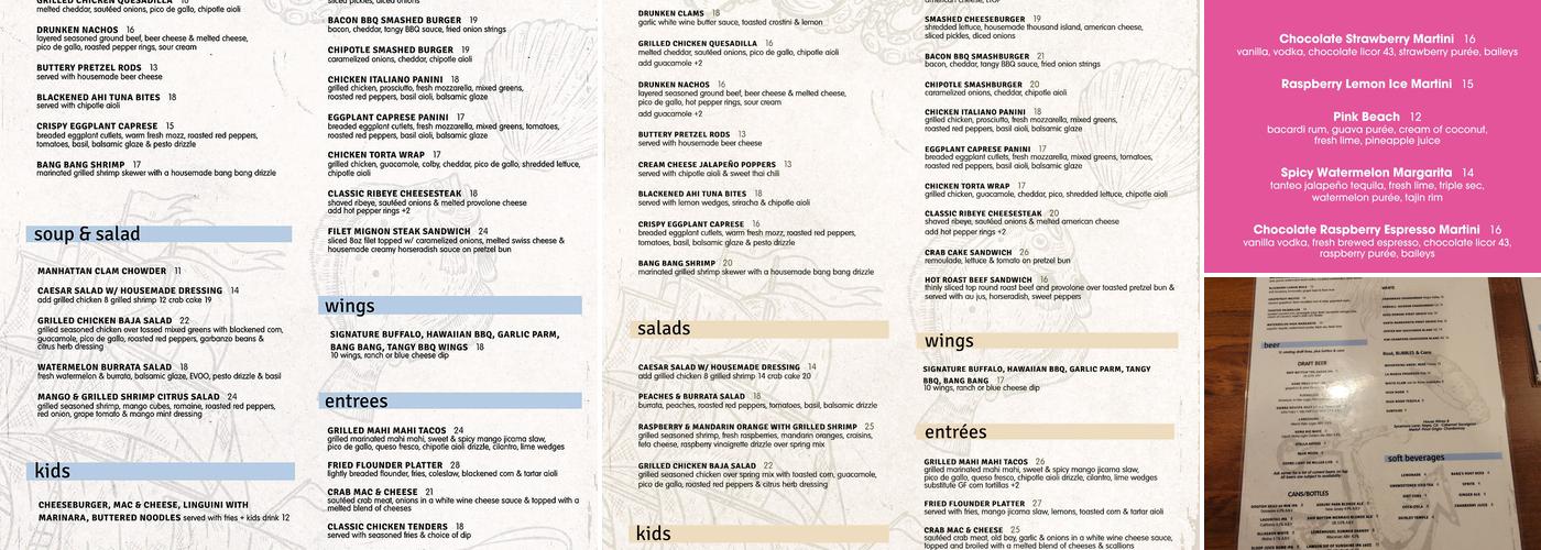 NorthSide Bar & Grille Menu
