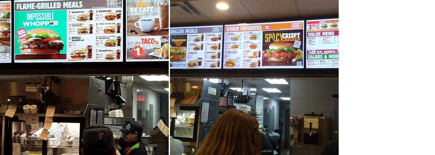 Burger King Menu