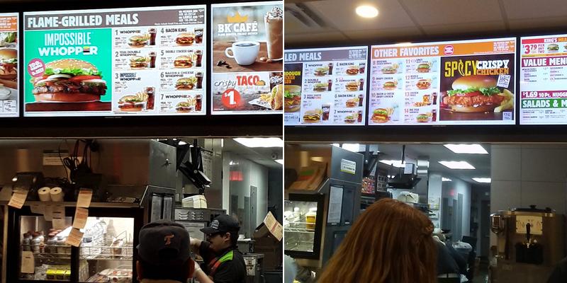 Burger King Menu