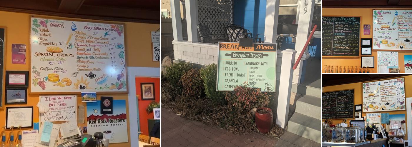 Blue House Bakery & Cafe Menu