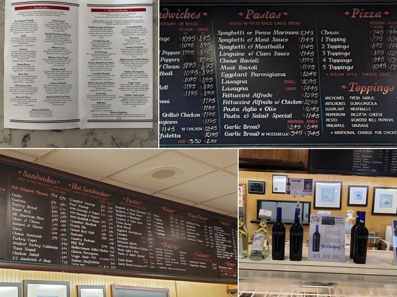 The Original Giuliano's Delicatessen in Gardena Menu